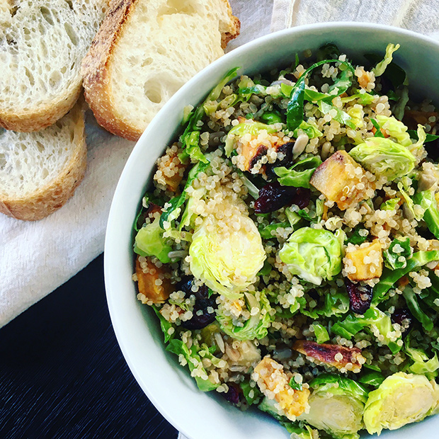 20-Minute Meals: Quinoa Brussels Spouts Dinner Shortcuts