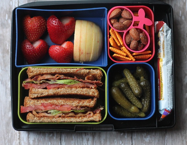 Healthy Packed Lunches: BLT Bento